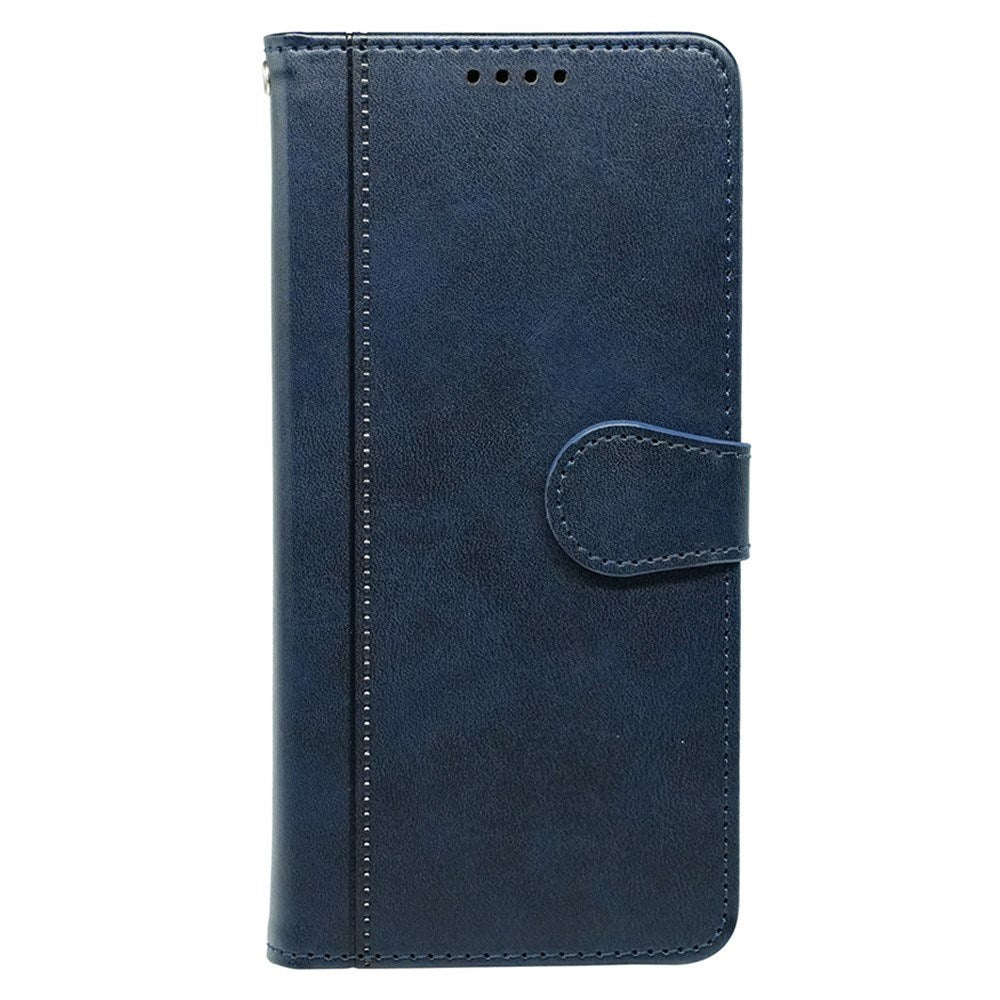 EIDERWOOD iPhone 16 Pro Leather Flip Case w. Stand Function & Wallet - Blue