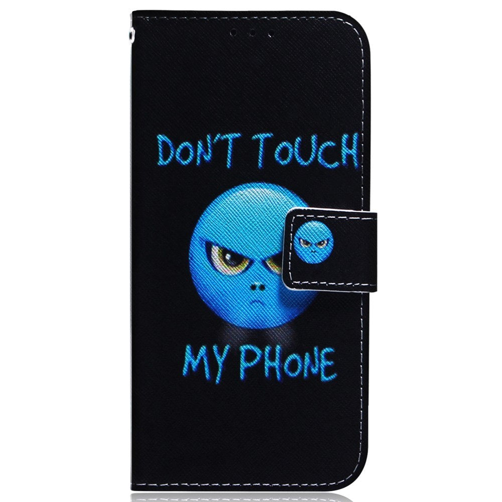 EIDERWOOD OnePlus Nord 4 (5G) Faux Leather Wallet Case w. Print - "Don't Touch My Phone"