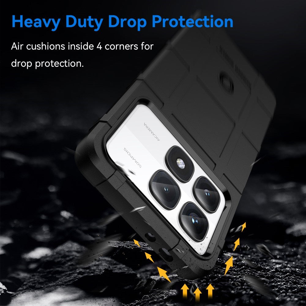 EIDERWOOD Xiaomi 14T Pro Rugged Shield Series Tough Case - Black