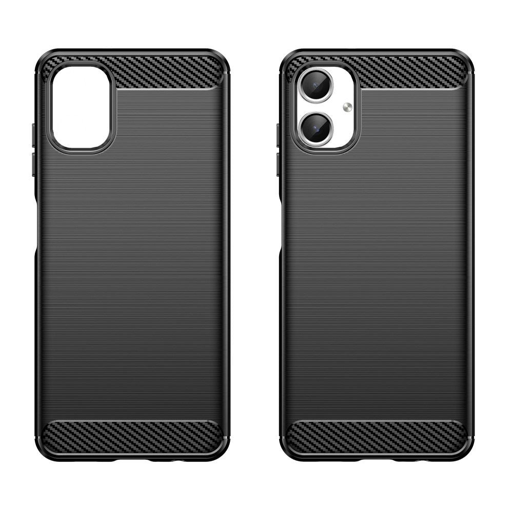 EIDERWOOD Samsung Galaxy A06 Brushed Carbon Plastic Case - Black