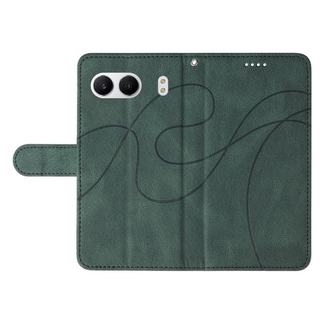 EIDERWOOD OnePlus Nord 4 Patterned Leather Case with Wallet & Strap - Green