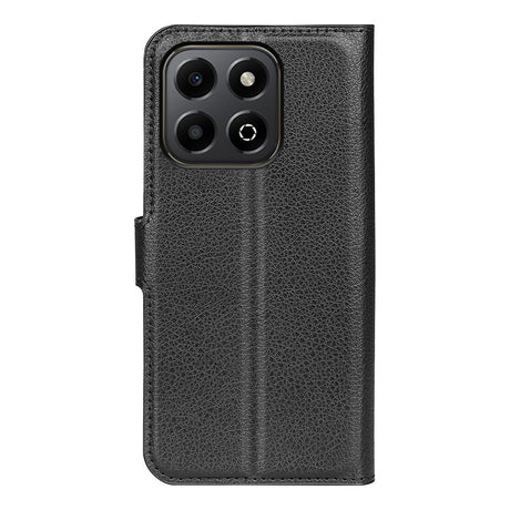 EIDERWOOD Honor X6b Faux Leather Flip Case with Cardholder & Stand Function - Black