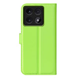 EIDERWOOD Xiaomi 14T Litchi Leather Wallet Case - Green