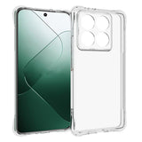 EIDERWOOD Xiaomi 14T Pro Flexible Non-Slip Plastic Case - Transparent