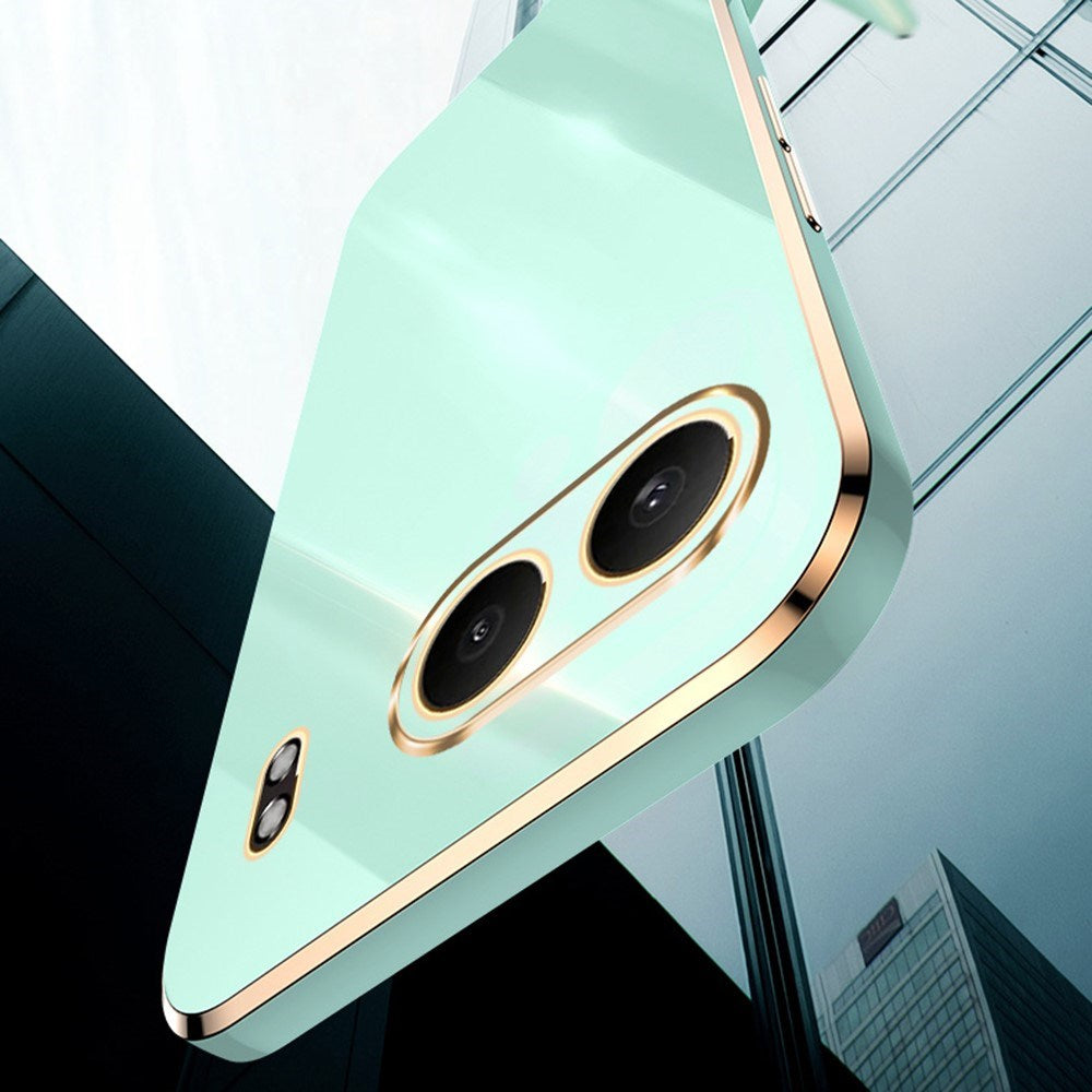 EIDERWOOD OnePlus Nord 4 Case with Metal Frame - Flexible Plastic - Black