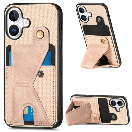 EIDERWOOD iPhone 16 Plus K-Shaped Hybrid Case - Rose Gold