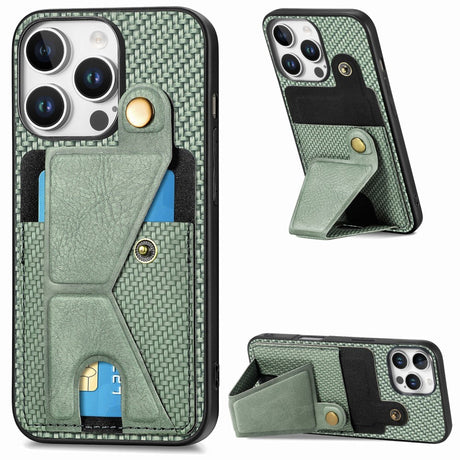 EIDERWOOD iPhone 16 Pro K-Shaped Hybrid Case - Green