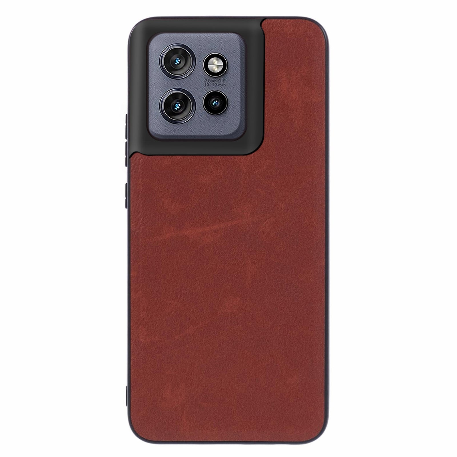 EIDERWOOD Motorola Edge 50 Neo Faux Leather Back Case - Brown