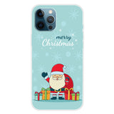 EIDERWOOD iPhone 16 Pro Flexible Plastic Christmas Case - Happy Santa Claus with Gifts