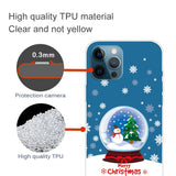 EIDERWOOD iPhone 16 Pro Flexible Plastic Christmas Case - Merry Christmas - Snow Globe