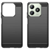 Realme Note 60x (4G) / C63 (4G) / C61 (4G) EIDERWOOD Carbon Fiber Case- Black