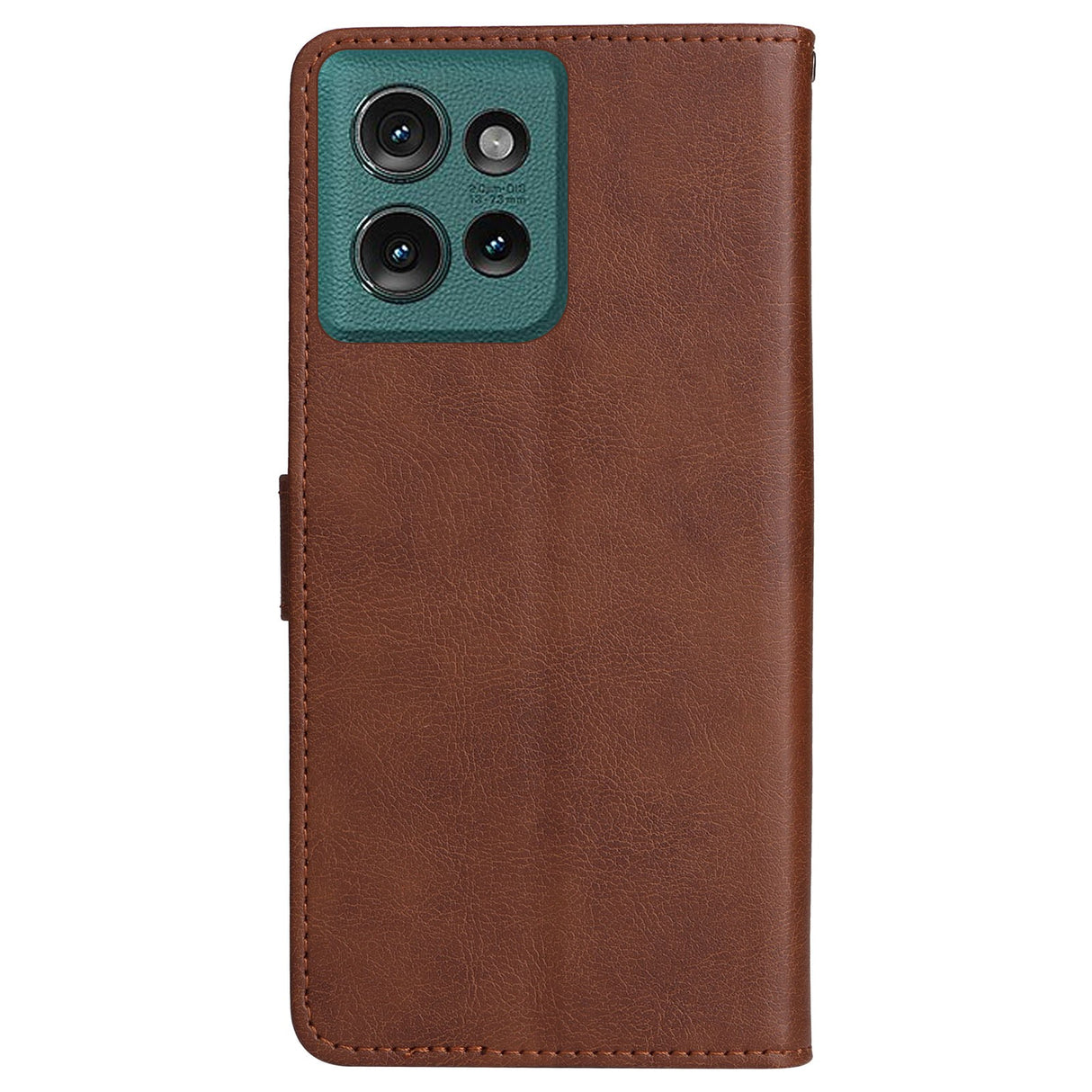 Motorola Edge 50 Wallet Flip Case in Leather with Wallet - Dark Brown