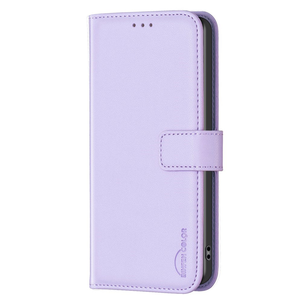Realme Note 60 / 60x (4G) / C63 (4G) / C61 (4G) Faux Leather Case with Stand Function & Card Holder - Lavender