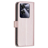 Realme Note 60 / 60x (4G) / C63 (4G) / C61 (4G) Faux Leather Case with Stand Function & Card Holder - Rose Gold