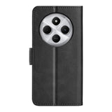 EIDERWOOD Xiaomi Redmi 14C / Poco C75 Faux Leather Flip Case with Cardholder & Stand Function - Black