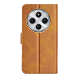 EIDERWOOD Xiaomi Redmi 14C / Poco C75 Faux Leather Flip Case with Cardholder & Stand Function - Light Brown