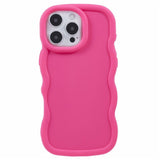 iPhone 16 Pro EIDERWOOD Flexible Plastic Wavy Case - Pink