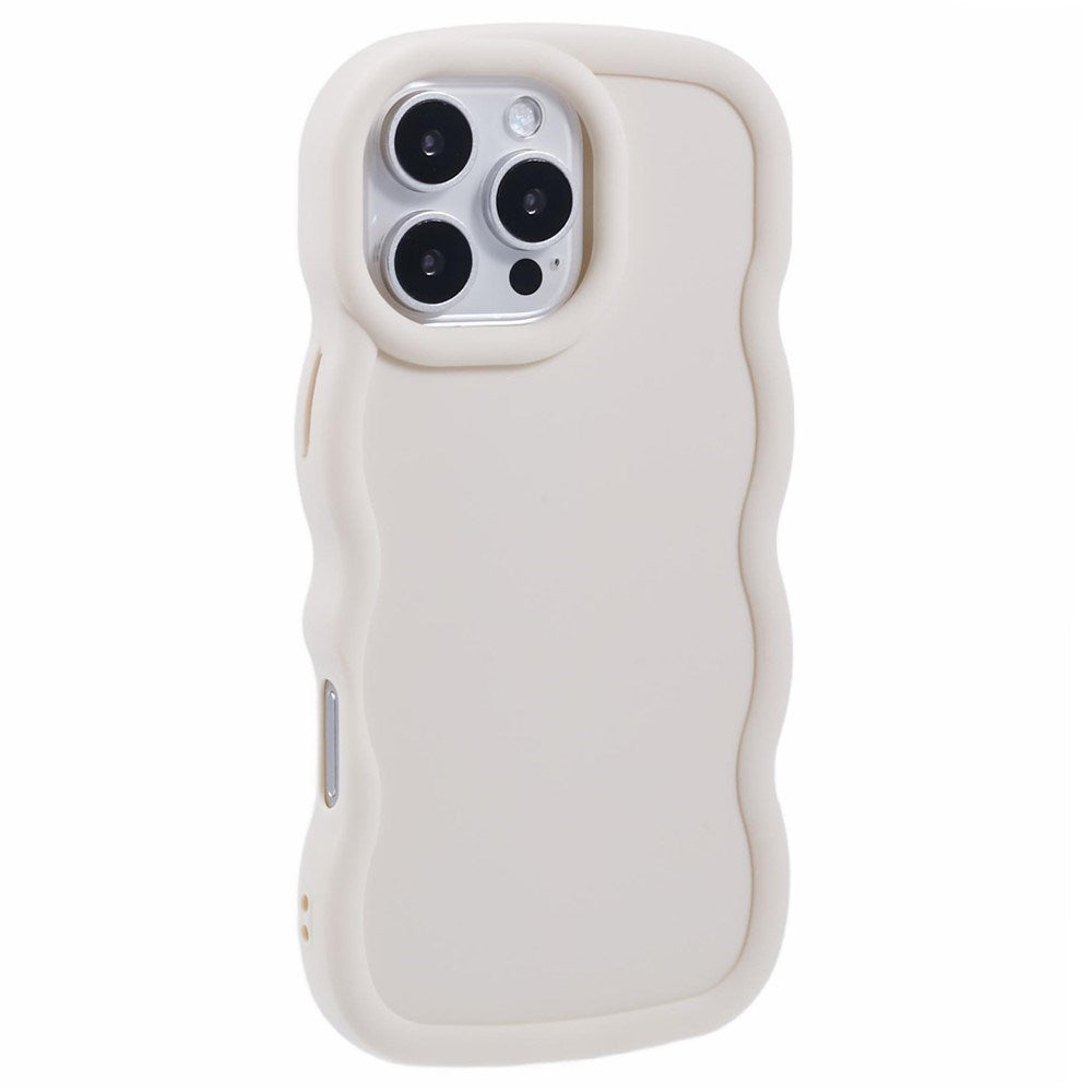 iPhone 16 Pro EIDERWOOD Flexible Plastic Wavy Case - White