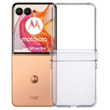 EIDERWOOD Motorola Razr 50 Ultra 5G Crystal Clear Shockproof Flexible Plastic Case - Transparent