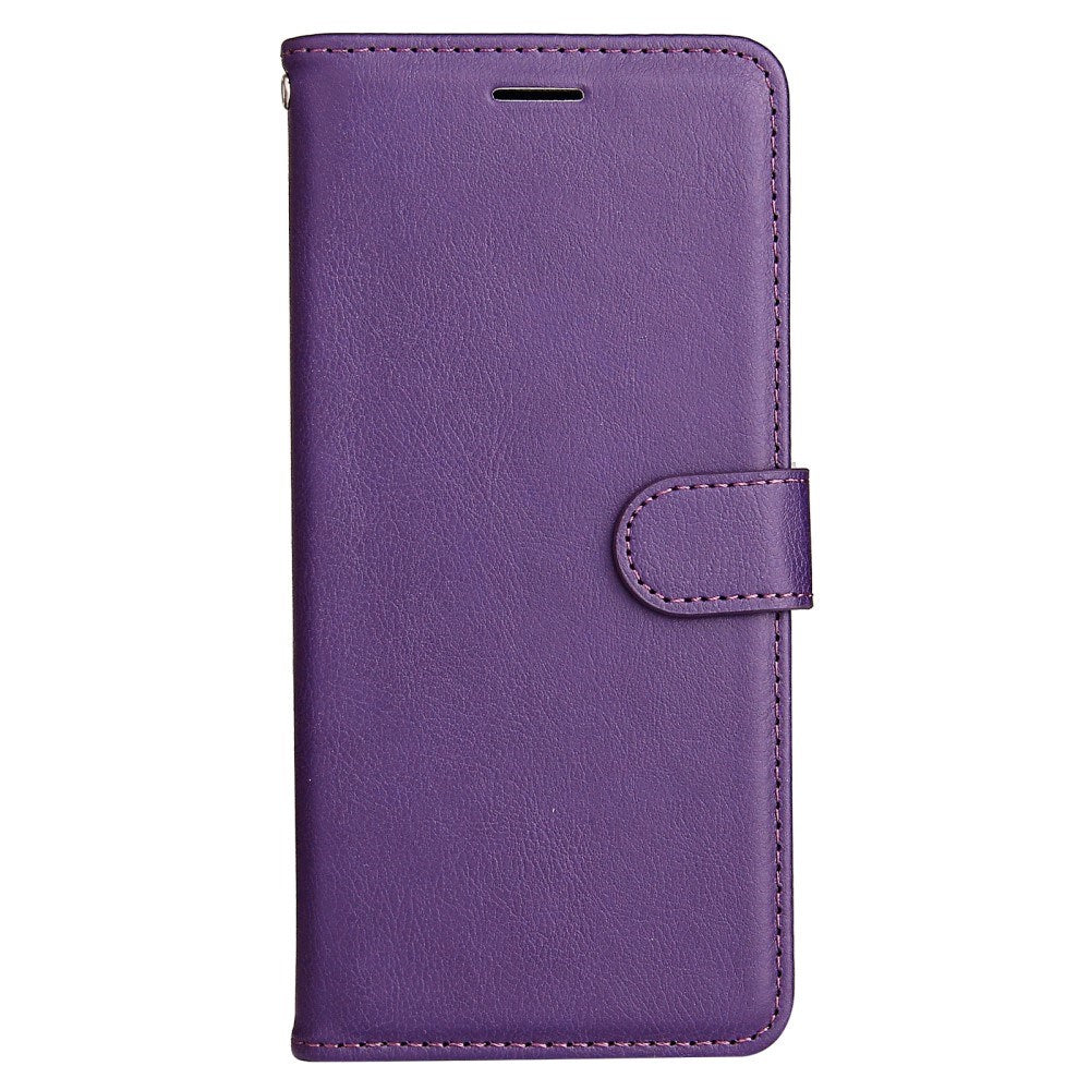 EIDERWOOD Oppo A60 / A40m / A40 Faux Leather Flip Case with Strap - Purple