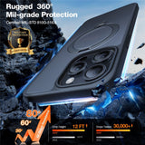 iPhone 15 Pro TORRAS Case with Kickstand - MagSafe Compatible - Black