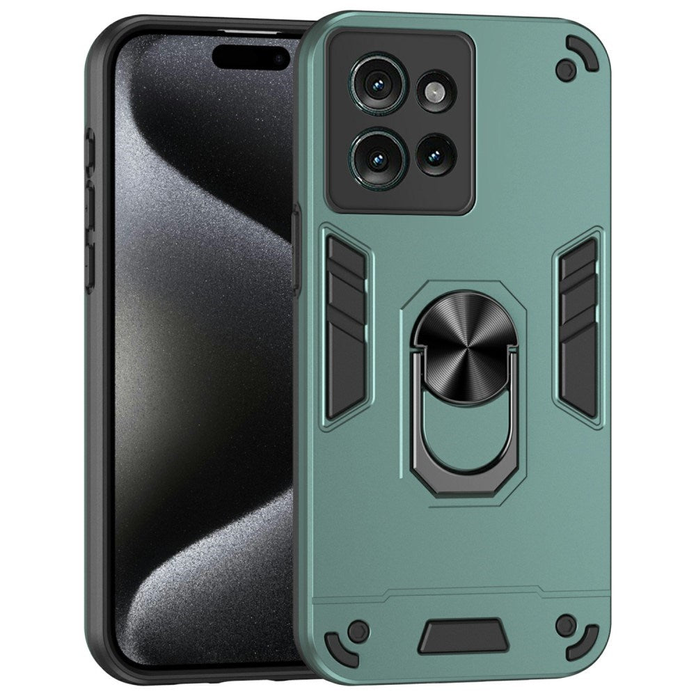 EIDERWOOD Motorola Edge 50 Tough Case w. Kickstand - Green