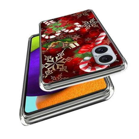 Flexible Plastic Christmas Case for iPhone 16 - Christmas Stick