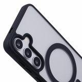 EIDERWOOD Samsung Galaxy S23 FE Hybrid Case - MagSafe Compatible - Black