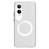 EIDERWOOD OnePlus Nord CE4 Lite (5G) Hybrid Plastic Case - MagSafe Compatible - Transparent / White