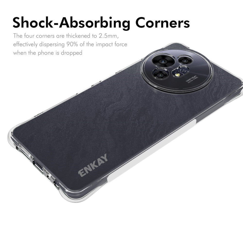 TCL 50 Pro Nxtpaper (5G) Enkay Anti-Slip Plastic Case - Transparent