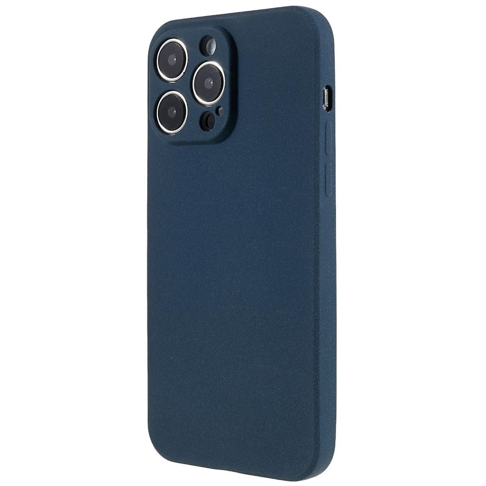 iPhone 14 Pro Flexible TPU Plastic Back Case - Navy Blue