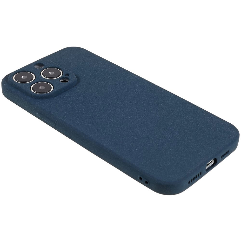 iPhone 14 Pro Flexible TPU Plastic Back Case - Navy Blue