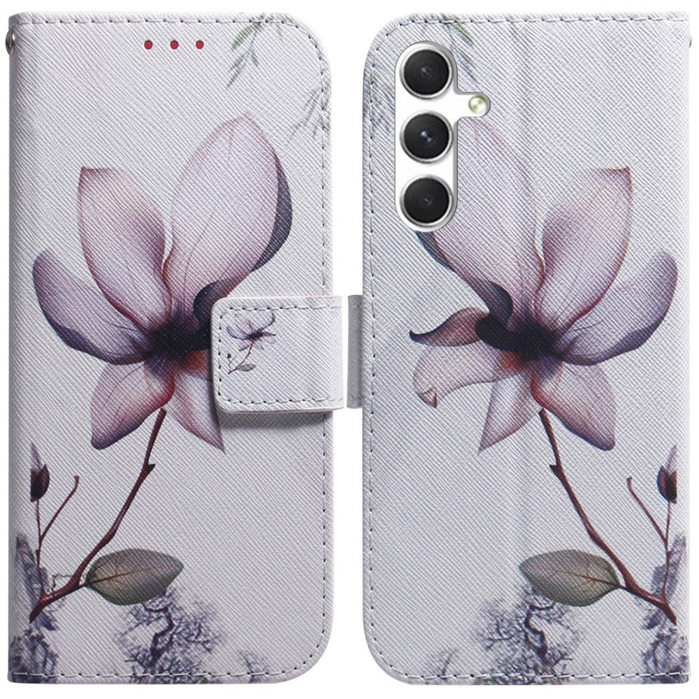 EIDERWOOD Samsung Galaxy S25 Faux Leather Flip Case with Design - Flower