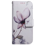 EIDERWOOD Samsung Galaxy S25 Faux Leather Flip Case with Design - Flower