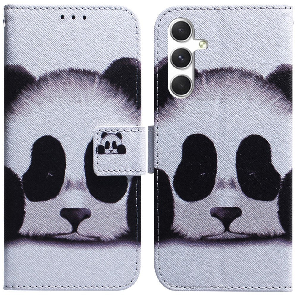 EIDERWOOD Samsung Galaxy S25 Faux Leather Flip Case with Design - Panda