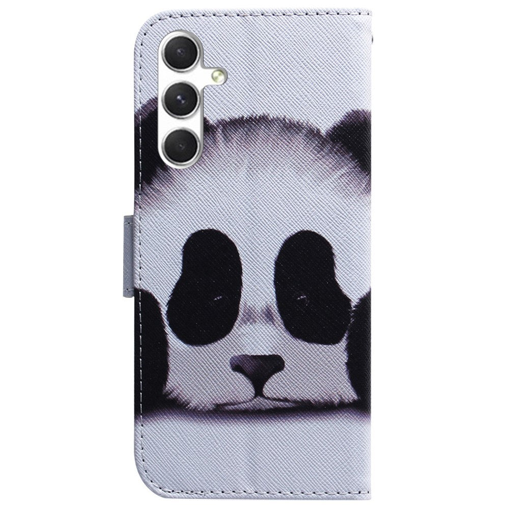 EIDERWOOD Samsung Galaxy S25 Faux Leather Flip Case with Design - Panda
