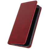 EIDERWOOD Xiaomi Redmi Note 14 Pro 5G Leatherette Case with Card Holder & Magnetic Closure - Red