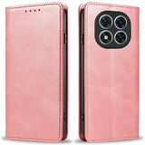 EIDERWOOD Xiaomi Redmi Note 14 Pro 5G Leatherette Case with Card Holder & Magnetic Closure - Rose Gold