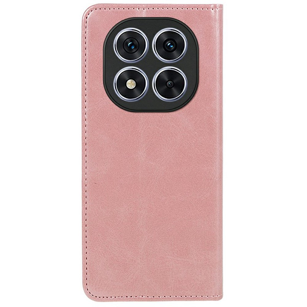 EIDERWOOD Xiaomi Redmi Note 14 Pro 5G Leatherette Case with Card Holder & Magnetic Closure - Rose Gold