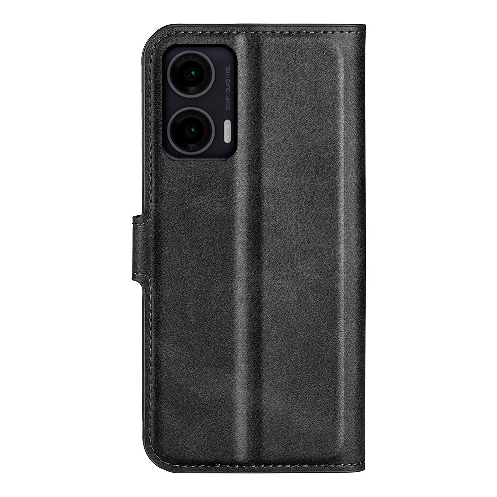 Practical Flip Case for Motorola Moto G35 5G in PU Leather - Black