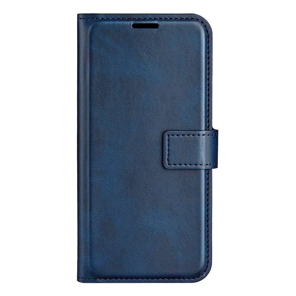 Practical Flip Case for Motorola Moto G35 5G in PU Leather - Blue