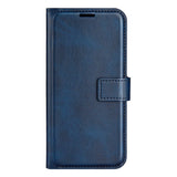 Practical Flip Case for Motorola Moto G35 5G in PU Leather - Blue