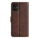 EIDERWOOD Motorola Moto G55 Wallet Flip Case in Leather with Wallet - Dark Brown