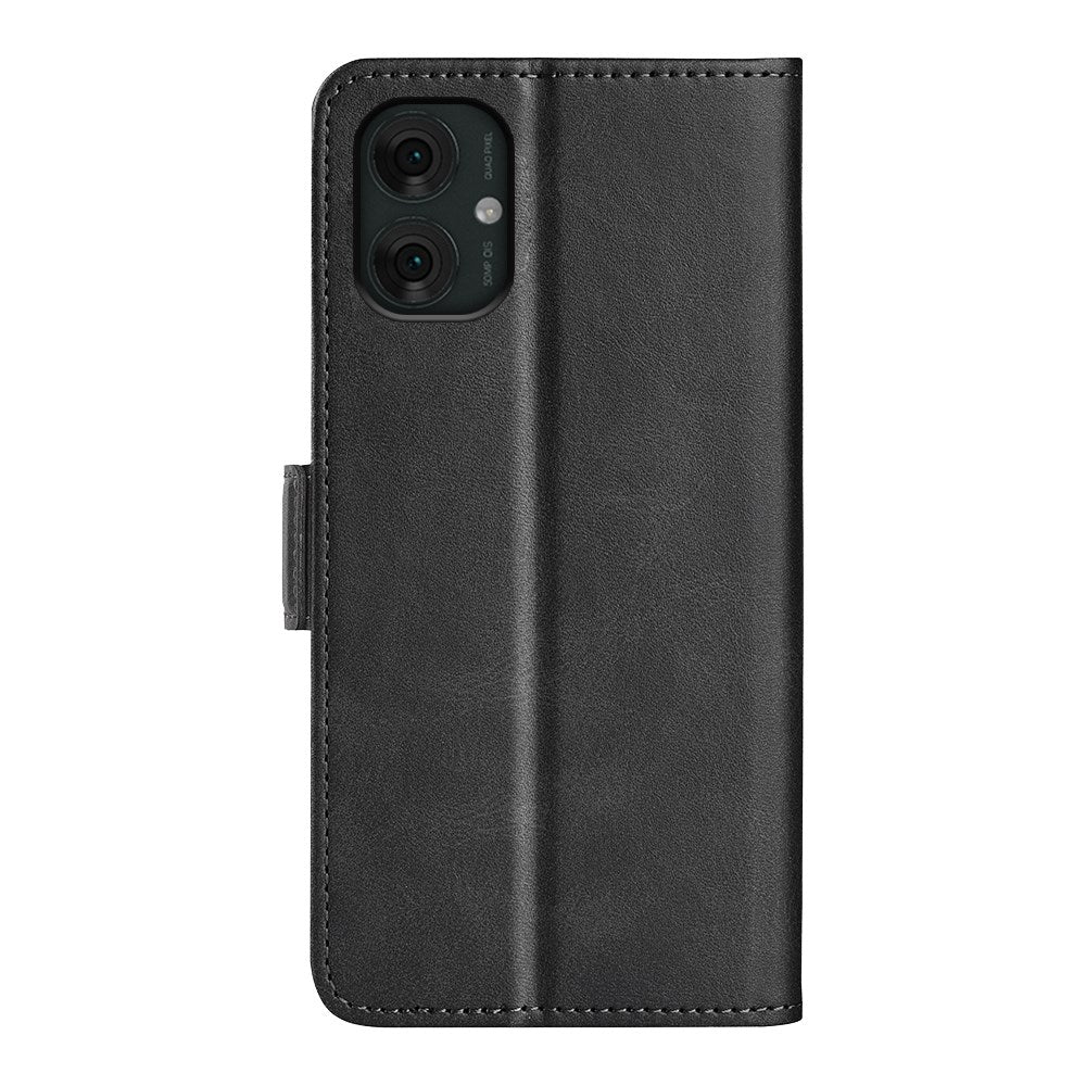 EIDERWOOD Motorola Moto G55 Wallet Flip Case in Leather with Wallet - Black