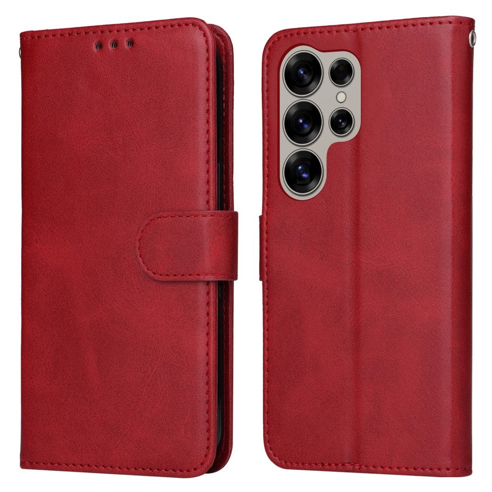 EIDERWOOD Vegan Leather Flip Case Samsung Galaxy S25 Ultra - Red