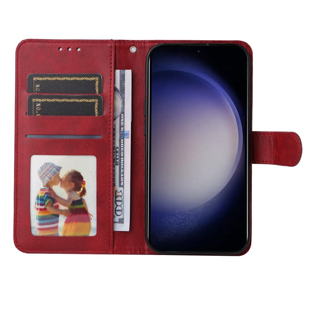 EIDERWOOD Vegan Leather Flip Case Samsung Galaxy S25 - Red