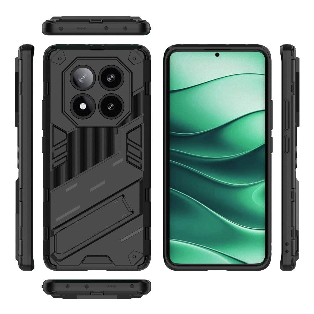 EIDERWOOD Xiaomi Redmi Note 14 Pro (5G) / Poco X7 Craftsman Case with Kickstand - Black