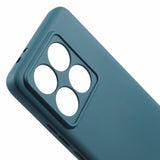 EIDERWOOD Xiaomi 14T Pro Lined Flexible Plastic Case - Dark Green
