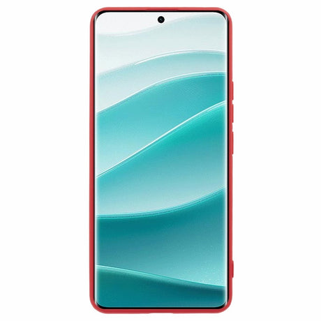 EIDERWOOD Xiaomi Redmi Note 14 Pro+ Lined Flexible Plastic Case - Red