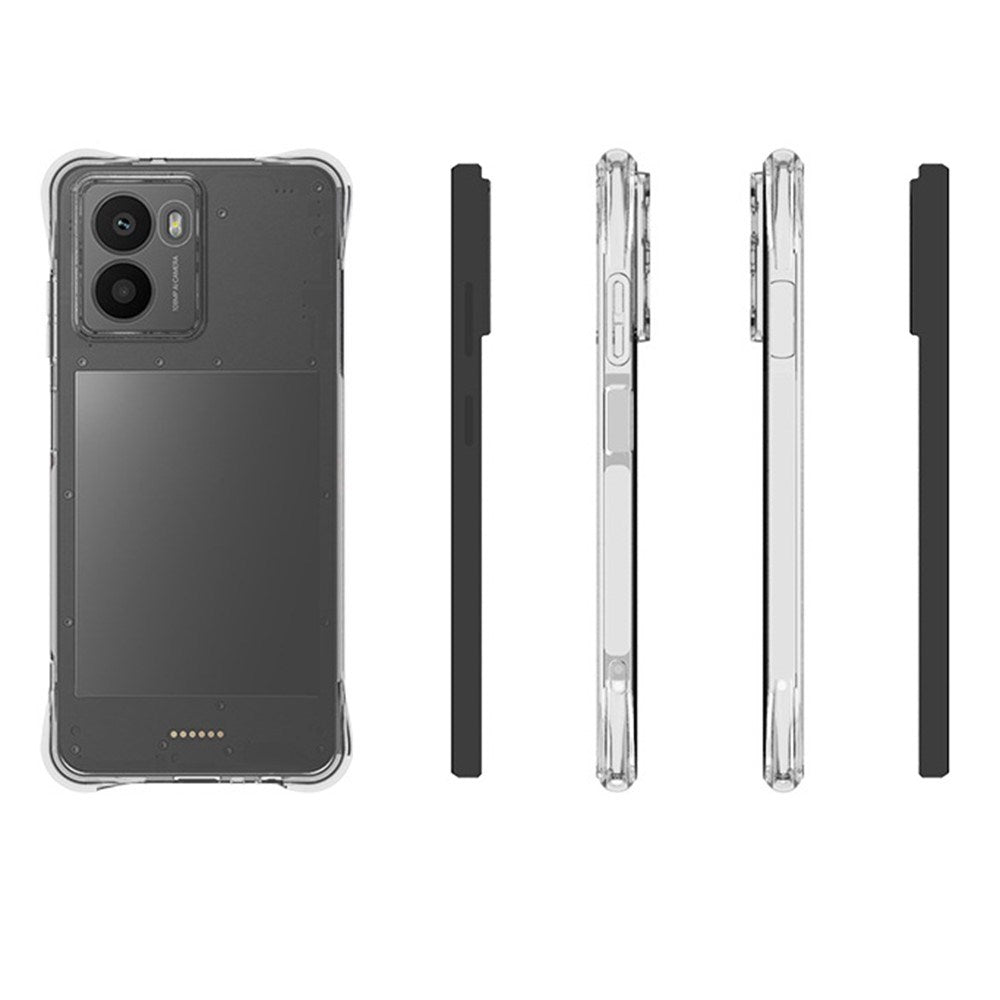 EIDERWOOD HMD Fusion / Fusion X1 Plastic Case with Shock Absorbing Corners - Transparent